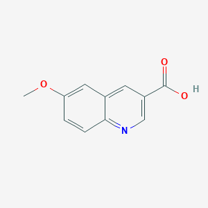 molecular formula C11H9NO3 B1355483 6-甲氧基喹啉-3-羧酸 CAS No. 71082-47-8
