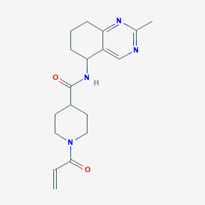 1-Acryloyl-N-(2-methyl-5,6,7,8-tetrahydroquinazolin-5-yl)piperidine-4-carboxamide