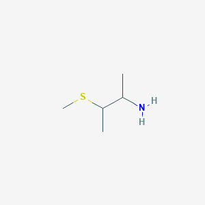 3-(Methylsulfanyl)butan-2-amine