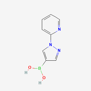 (1-(Pyridin-2-yl)-1H-pyrazol-4-yl)boronic acid