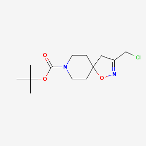 Tert-butyl3-(chloromethyl)-1-oxa-2,8-diazaspiro[4.5]dec-2-ene-8-carboxylate