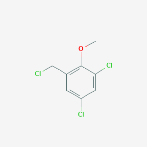 1,5-Dichloro-3-(chloromethyl)-2-methoxybenzene