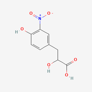 2-Hydroxy-3-(4-hydroxy-3-nitrophenyl)propanoic acid