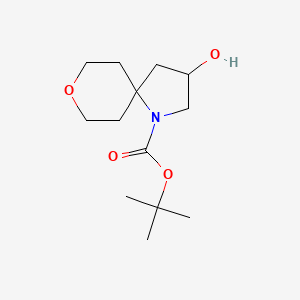 Tert-butyl 3-hydroxy-8-oxa-1-azaspiro[4.5]decane-1-carboxylate