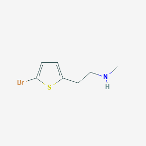 2-(5-Bromothiophen-2-yl)-N-methylethan-1-amine