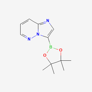 3-(4,4,5,5-Tetramethyl-1,3,2-dioxaborolan-2-yl)imidazo[1,2-b]pyridazine