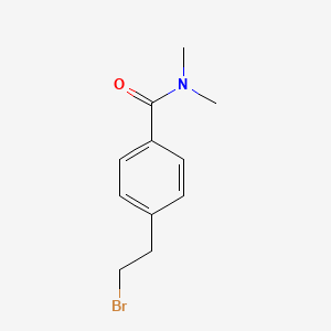 4-(2-bromoethyl)-N,N-dimethylbenzamide