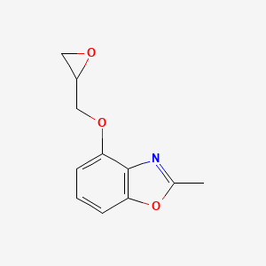 2-Methyl-4-[(oxiran-2-yl)methoxy]-1,3-benzoxazole