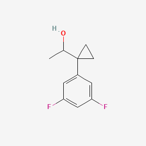 1-[1-(3,5-Difluorophenyl)cyclopropyl]ethan-1-ol