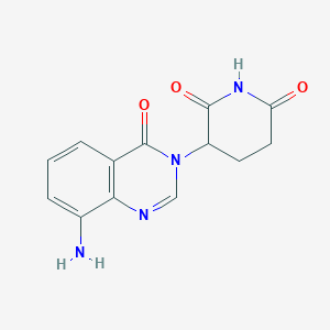 3-(8-amino-4-oxo-3(4H)-quinazolinyl)-2,6-Piperidinedione