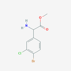 Methyl 2-amino-2-(4-bromo-3-chlorophenyl)acetate