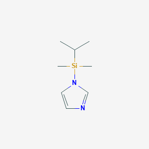 molecular formula C8H16N2Si B1355512 二甲基异丙基甲硅烷基咪唑 CAS No. 81452-04-2