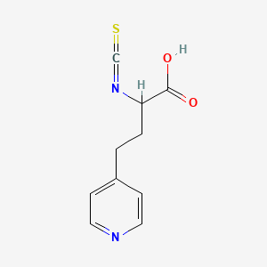 2-Isothiocyanato-4-(pyridin-4-yl)butanoic acid