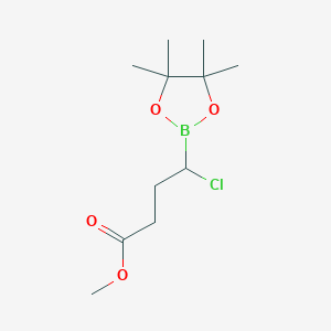 Methyl 4-chloro-4-(4,4,5,5-tetramethyl-1,3,2-dioxaborolan-2-yl)butanoate