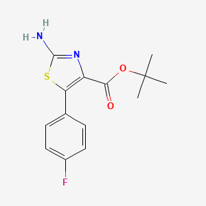 tert-Butyl 2-amino-5-(4-fluorophenyl)thiazole-4-carboxylate