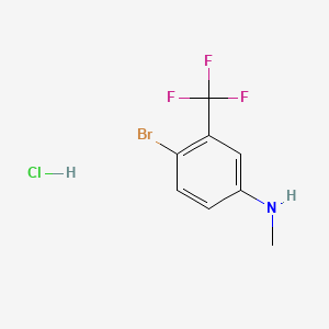 4-bromo-N-methyl-3-(trifluoromethyl)anilinehydrochloride