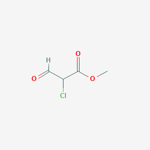 molecular formula C4H5ClO3 B1355520 甲基2-氯-3-氧代丙酸酯 CAS No. 20656-61-5