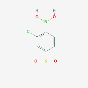 (2-Chloro-4-methanesulfonylphenyl)boronicacid