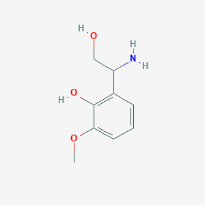 2-(1-Amino-2-hydroxyethyl)-6-methoxyphenol