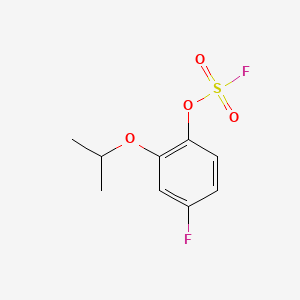 molecular formula C9H10F2O4S B13555283 4-Fluoro-2-(propan-2-yloxy)phenylfluoranesulfonate 