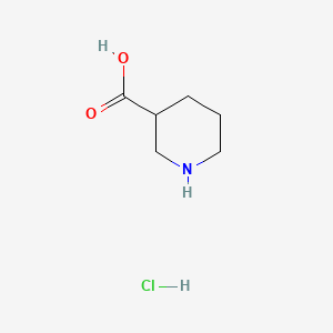molecular formula C6H12ClNO2 B1355530 哌啶-3-羧酸盐酸盐 CAS No. 6034-80-6