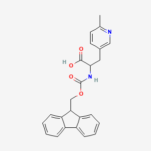 2-((((9H-Fluoren-9-yl)methoxy)carbonyl)amino)-3-(6-methylpyridin-3-yl)propanoic acid