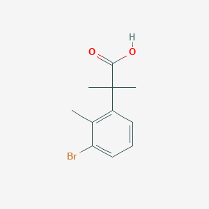 2-(3-Bromo-2-methylphenyl)-2-methylpropanoicacid