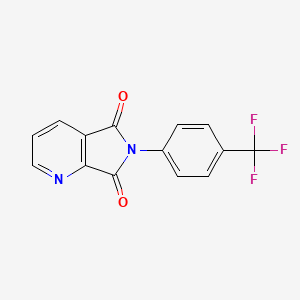 6-[4-(trifluoromethyl)phenyl]-5H,6H,7H-pyrrolo[3,4-b]pyridine-5,7-dione