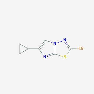 2-Bromo-6-cyclopropylimidazo[2,1-b][1,3,4]thiadiazole