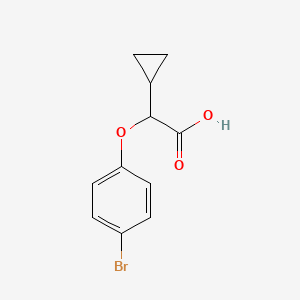 2-(4-Bromophenoxy)-2-cyclopropylacetic acid