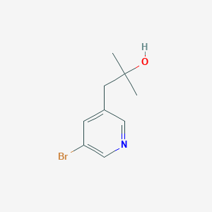 1-(5-Bromopyridin-3-yl)-2-methylpropan-2-ol