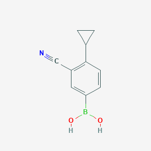 (3-Cyano-4-cyclopropylphenyl)boronic acid