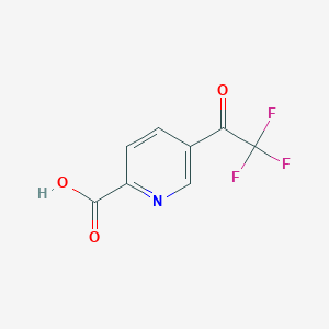 5-(Trifluoroacetyl)pyridine-2-carboxylicacid