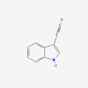 molecular formula C10H7N B1355555 3-乙炔基-1H-吲哚 CAS No. 62365-78-0