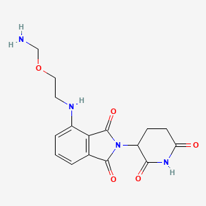 4-[2-(Aminomethoxy)ethylamino]-2-(2,6-dioxo-3-piperidyl)isoindoline-1,3-dione