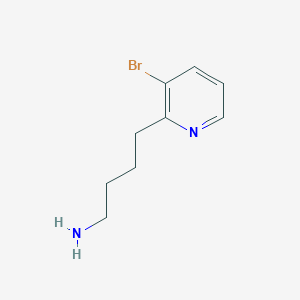 4-(3-Bromopyridin-2-yl)butan-1-amine