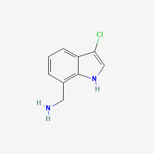 (3-chloro-1H-indol-7-yl)methanamine