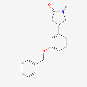 4-(3-Benzyloxyphenyl)-pyrrolidin-2-one