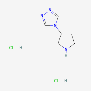 4-(Pyrrolidin-3-yl)-4H-1,2,4-triazole dihydrochloride