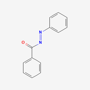 molecular formula C13H10N2O B1355560 1-苯甲酰-2-苯基重氮烯 CAS No. 952-53-4
