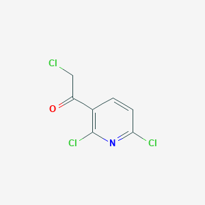 2-Chloro-1-(2,6-dichloropyridin-3-yl)ethan-1-one