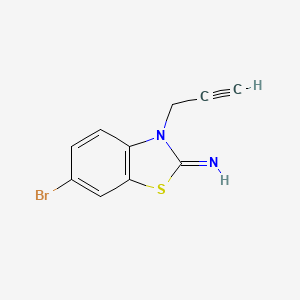 B1355561 6-bromo-3-(prop-2-yn-1-yl)benzo[d]thiazol-2(3H)-imine CAS No. 64677-65-2