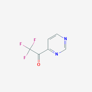 2,2,2-Trifluoro-1-(pyrimidin-4-yl)ethan-1-one