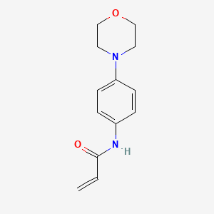 molecular formula C13H16N2O2 B13555656 N-[4-(morpholin-4-yl)phenyl]prop-2-enamide 