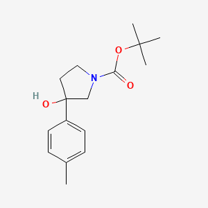 Tert-butyl 3-hydroxy-3-(4-methylphenyl)pyrrolidine-1-carboxylate