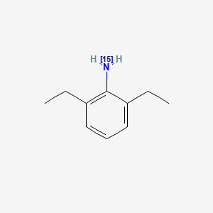 molecular formula C10H15N B1355569 2,6-二乙基苯胺-15N CAS No. 287488-24-8