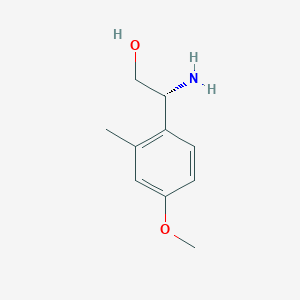 (r)-2-Amino-2-(4-methoxy-2-methylphenyl)ethan-1-ol