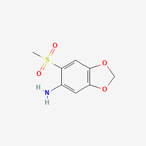 6-Methanesulfonyl-1,3-dioxaindan-5-amine