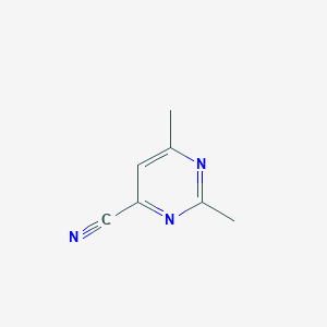 B1355574 2,6-Dimethylpyrimidine-4-carbonitrile CAS No. 64571-35-3