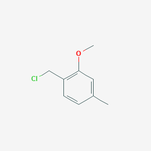 molecular formula C9H11ClO B13555742 2-Methoxy-4-methylbenzyl chloride 